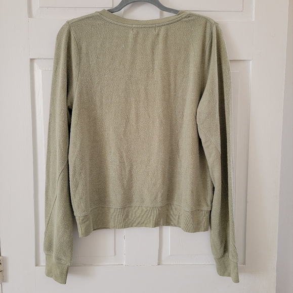 Wildfox Deep V Baggy Beach Jumper - Picture 2 of 4